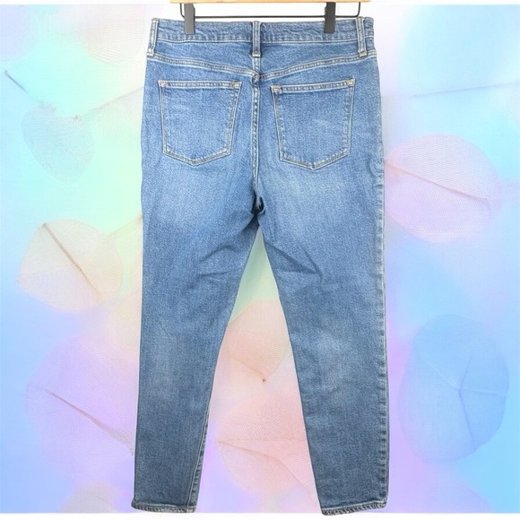 J. Crew Light Blue Distressed High Rise Skinny Size 29 Sustainable Fabric - Picture 2 of 8